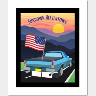 Sundown heaven town Posters and Art